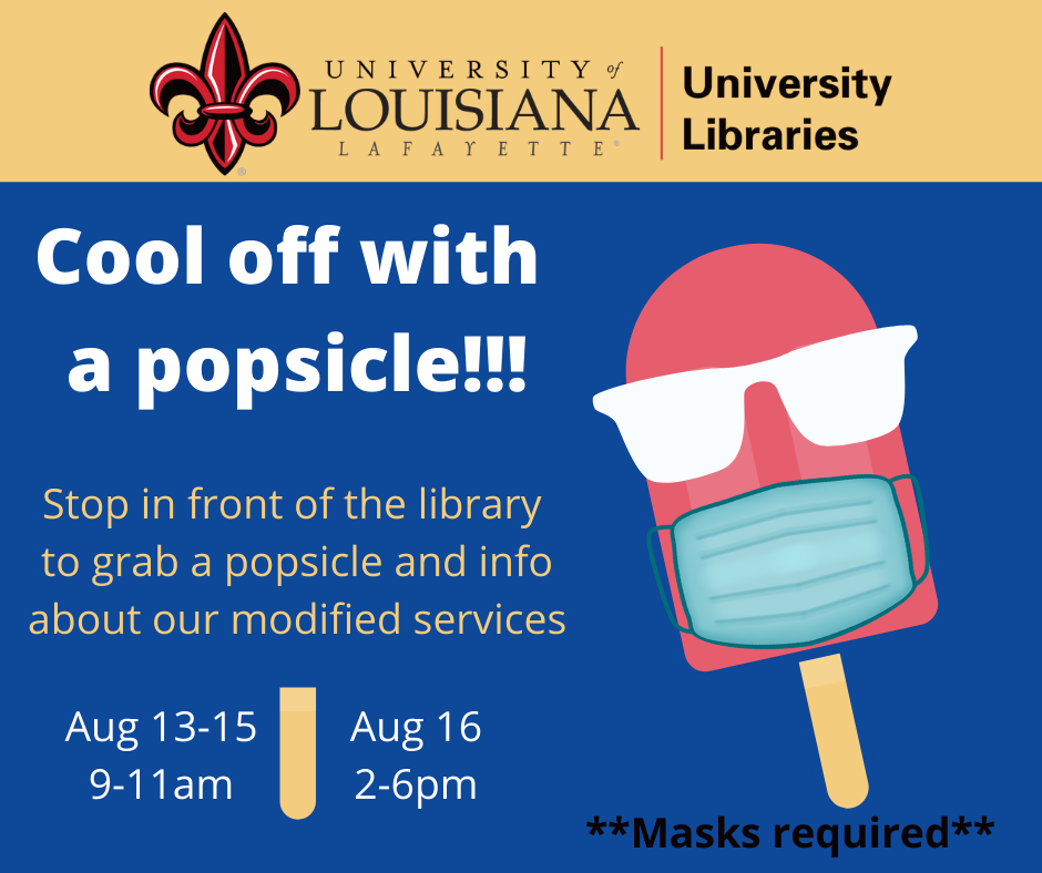 Flyer: Popsicles and Services - 2020 Fall